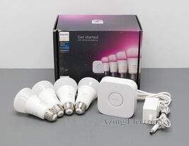 Phillips Hue White and Color Ambiance 563296 A19 LED Starter Kit - $99.99