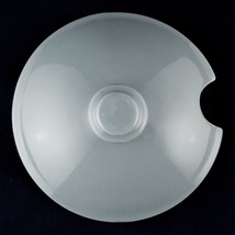 Lid Plain Round Gray Ceramic with Notch for Spoon Tureen Orphan Lid - £3.86 GBP