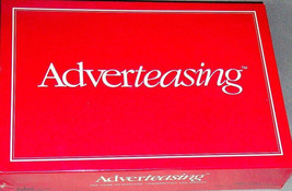 Vintage 1988 Adverteasing Card Board Game Ideal Cadaco Complete FREE SHIPPING!! - $14.65