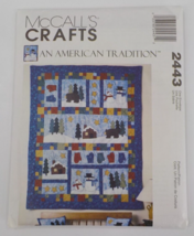 Mccall's Crafts Pattern #2443 An American Tradition Quilt Stockings Uncut 1999 - $9.99