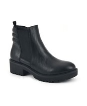 White Mountain Womens Dada Boot Size 9.5 M Color Black Faux Leather - £95.77 GBP