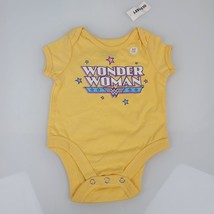 Old Navy Wonder Woman Baby Girl Collectabilitees Yellow Baby Bodysuit 0-3 NEW - $16.82