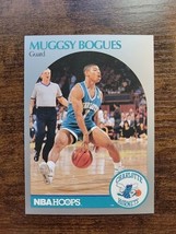 Muggsy Bogues 1990-1991 NBA Hoops #50 - Charlotte Hornets - NBA - Fresh Pull - £1.74 GBP