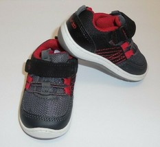 Stride Rite 360 SR Keegan Shoes Sneakers Boys Size 3 Infant Black Red New  - £20.89 GBP