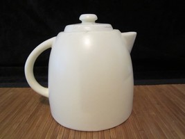2012 Starbucks Pottery Ceramic Coffee Tea Pitcher 25 oz White - $15.99