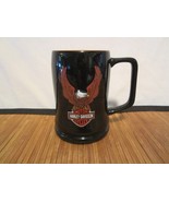 3D Harley Davidson Black Orange Embossed Raised Eagle Wings Biker Coffee... - €16,60 EUR