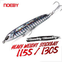 Noeby Sinking Heavy Stickbait Lure 115mm 64g 130mm 81g Pencil Jigs Artist Sea Fi - £5.63 GBP+