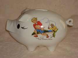 &quot;Tom, Tom the Piper&#39;s Son&quot; Piggy Bank. - $25.00