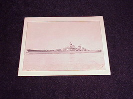 WWII USS New Jersey BB-62 Printed Thank You Note to Puget Sound Navy Yard - $7.95