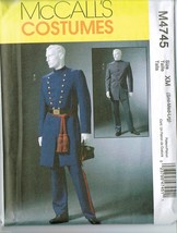 Mc Call's 4745 Civil War Uniform Coat Trousers Men's Sm Med Lg New - £29.89 GBP