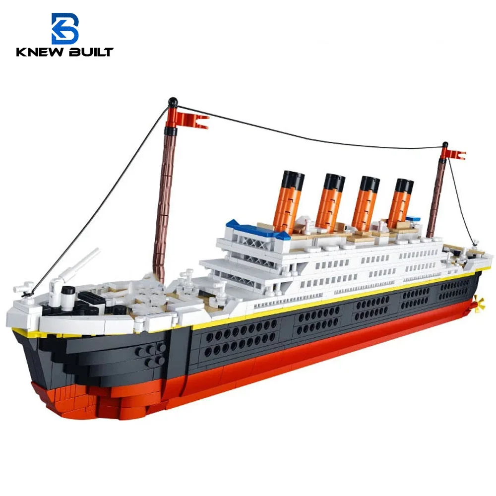 KNEW BUILT Titanic Cruise Ships Model Mini Building Blocks Toys Kits for Girls - £36.79 GBP+