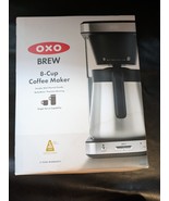 OXO BREW 8-Cup Coffee Maker Thermal Carafe #8718800 Black/Silver NEW - $162.46 CAD