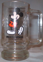 Disney Glass Mug 1 Image of Mickey Mouse - $6.50