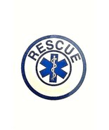EMS RESCUE Highly Reflective STAR OF LIFE DECAL - RESCUE EMS 2 1/2&quot; Decal - $46.60 MXN
