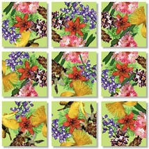 B Dazzle American Native Flowers Scramble Squares 9 Piece Puzzle - £14.12 GBP