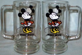 Disney Glass Mug 2 Images of Minnie Mouse - $6.50