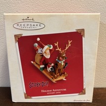 Hallmark Ornament Holiday Adventure 2003 Scooby-Doo Reindeer Shaggy Santa NIB - £19.10 GBP