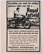 1948 Royal Enfield Motorcycle Advertisement Vtg Transportation Whitehall... - $374.75 MXN