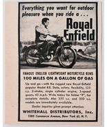 1948 Royal Enfield Motorcycle Advertisement Vtg Transportation Whitehall... - $19.99