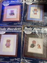 Lot Of 4 Pitiful Pals Dale Burdett Cross Stitch Kits CK 303 CK 304 CK 30... - $14.24