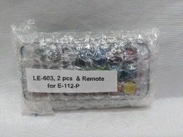 LE-603 2 pcs And Remote For E-112-P - £28.37 GBP