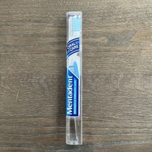 Mentadent 51 Toothbrush Medium Full Head Flared Side Bristles Blue Handle - £15.55 GBP