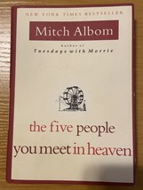 The Five People You Meet in Heaven by Mitch Albom Inspirational HC Literature - £2.49 GBP