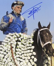 FERNANDO JARA AUTOGRAPHED Hand Signed HORSE RACING 8x10 photo w/coa  - £18.27 GBP