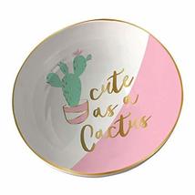 Creative Brands Slant Collections - Ceramic Trinket Bowl, 4-Inches, Cute As A Ca - £9.73 GBP