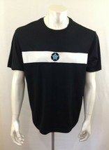 Tag Athletic Polyester Short Sleeve Crew Neck Black White Athletic Shirt... - $9.89