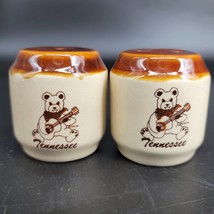 Vintage Tennessee Salt and Pepper Shakers Brown and Tan Souvenir Collect... - £8.07 GBP