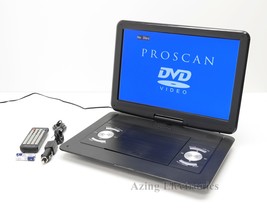 Proscan PDVD1332 13.3 Inch Swivel Screen Portable DVD Player - Black  image 1