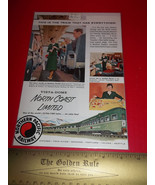 Railroad Train Northern Pacific Railway Stewardess Nurse Ad Art Home Tre... - £7.46 GBP