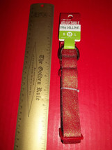 WorldPet Dog Collar Medium Red Sparkle Christmas Holiday Adjustable Pet Gear New - £11.13 GBP