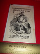 Home Treasure Paper Ad Pears Soap Care Advertising Collectible 1887 Bathing Baby - £7.52 GBP