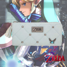 New Women&#39;s Legend Of Zelda Navi L Zip Wallet - $860.53 MXN