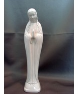 Madonna in Prayer Statue All White 8.5 inches Tall by Roman,Inc - £5.49 GBP