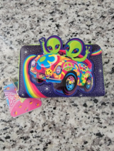 Lisa Frank x Loungefly Cosmic Zoomer Zorbit Alien Zip-Around Wallet Glow... - $44.54