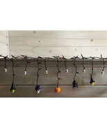 Vtg Halloween Blow Mold String Lights Pario Witch Spider Skull Pumpkin R... - $616.39 MXN
