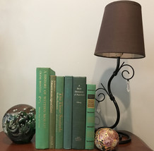 Book Decor Lot of 6 Green HC Books, Instant Library, Home Decor, Staging - £23.17 GBP