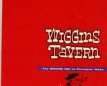 Wiggins Tavern Menu The Schine Inn at Chicopee Massachusetts 1962 - £38.06 GBP