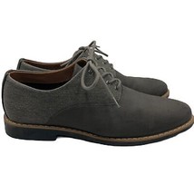 Aldo Gray Men&#39;s Textile Saddle Lace Up Oxford Shoes Size 11 Footwear Fashion - £27.58 GBP
