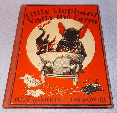 Vintage Children's Book Little Elephant Visits the Farm 1941 edition - £24.51 GBP