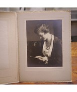 Vtg Early 1900s Young Woman Reading Letter RICHMOND VA Portrait Sepia Ph... - £126.40 GBP
