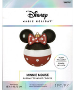 DISNEY MAGIC HOLIDAY GEMMY 5967757 18&quot; MINNIE MOUSE AIRBLOWN ORNAMENT - ... - $29.98