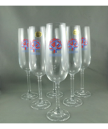 Set of 6 Expo 86 Champagne Glasses - From the Czechslovakia Pavillion - ... - £69.98 GBP