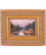 Thomas Kinkade The End of a Perfect Day II Framed Print Canvas Board - £27.51 GBP