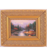 Thomas Kinkade The End of a Perfect Day II Framed Print Canvas Board - £27.79 GBP