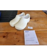 BIRKENSTOCK A-640 WHITE PROFESSIONAL MEN WOMEN CLOGS REINFORCED TOE EU 3... - $147.51 CAD