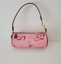 Coach CR371 Nolita Barrel Bag Cherry Print Small Handbag Wristlet Flower... - £100.69 GBP